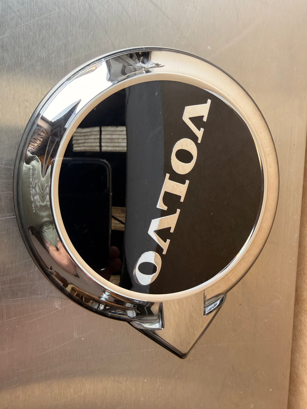 Genuine Volvo grille emblem (also known as a front badge) that fits various models XC40, C40 S60, V60, V90, XC60, and XC90, for model years 2016-2025 and onwards. 32337963